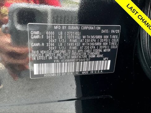 Used 2023 Subaru Ascent Touring AWD/4WD image 36