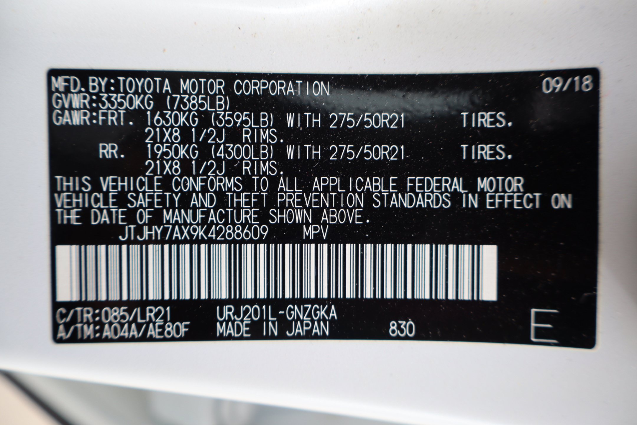 Used 2019 Lexus LX 570 4WD w/ Luxury Package image 38