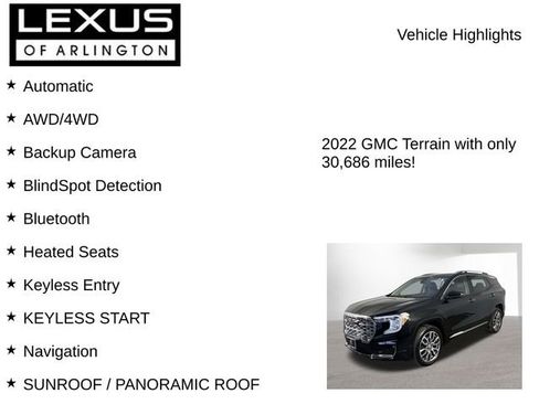 Used 2022 GMC Terrain Denali w/ Denali Premium Package image 8