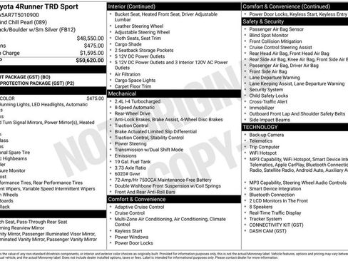 Used 2026 Toyota 4Runner TRD Sport RWD image 7