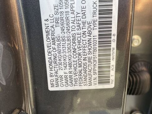 New 2026 Honda Ridgeline RTL image 36