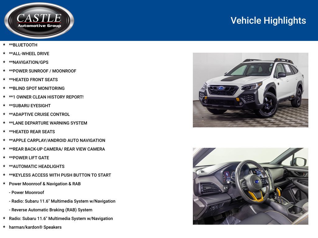 Used 2025 Subaru Outback Wilderness AWD/4WD image 3