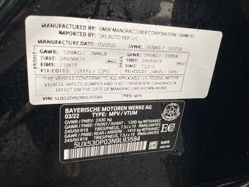 Used 2022 BMW X3 xDrive30i image 25