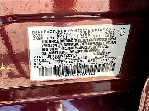 Certified 2024 Nissan Sentra SV FWD image 19