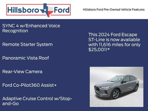 Used 2024 Ford Escape ST-Line w/ Tech Pack #1 AWD/4WD image 9
