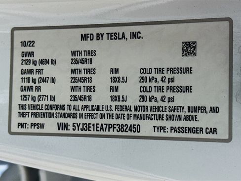 Used 2023 Tesla Model 3 Standard Range RWD image 12