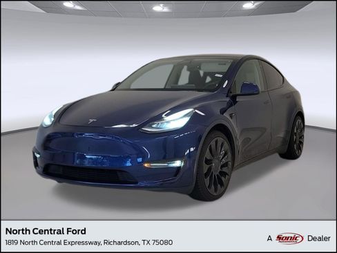 Used 2020 Tesla Model Y Long Range AWD/4WD image 1