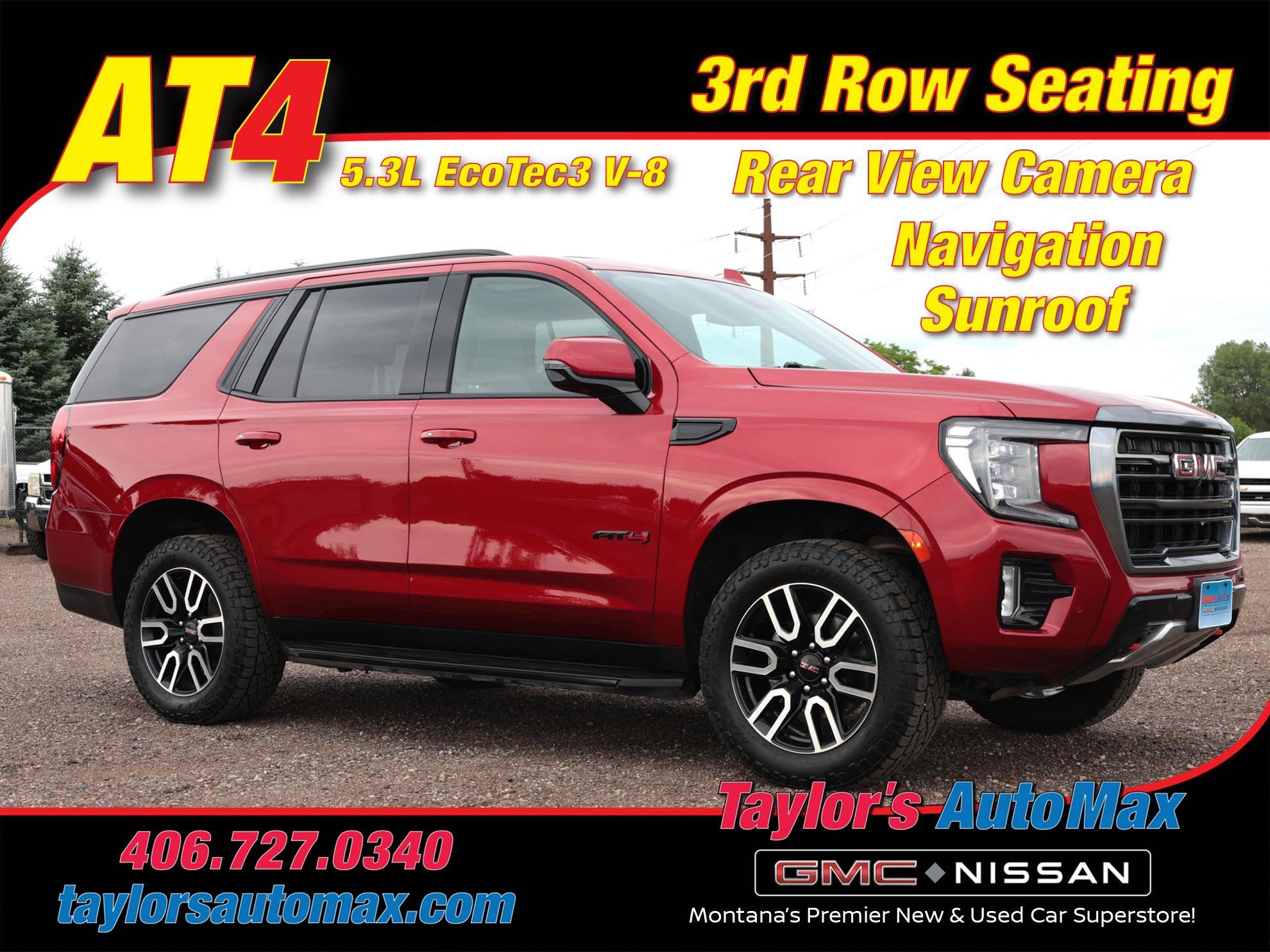 Used 2024 GMC Yukon AT4 w/ Technology Package AWD/4WD image 1