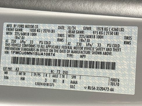 Used 2025 Ford Escape ST-Line FWD image 12