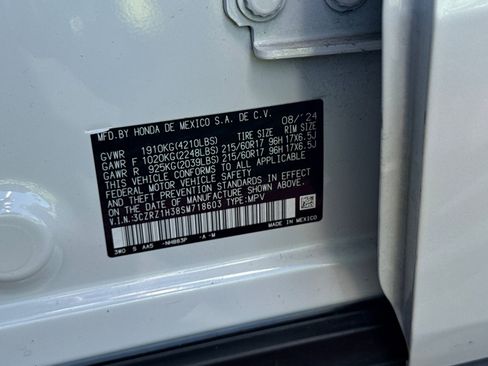 Certified 2025 Honda HR-V LX image 28