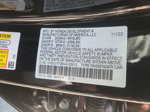 Used 2022 Honda Accord Sport image 23
