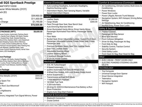 Used 2023 Audi SQ5 Prestige w/ Prestige Package image 30