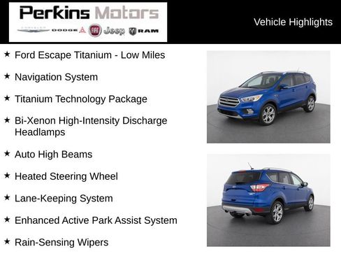 Used 2017 Ford Escape Titanium w/ Equipment Group 301A AWD/4WD image 15