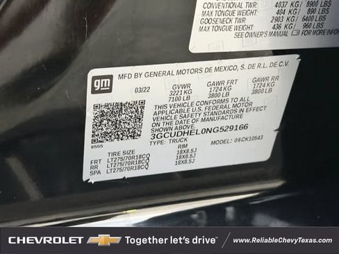 Used 2022 Chevrolet Silverado 1500 ZR2 w/ Technology Package AWD/4WD image 40