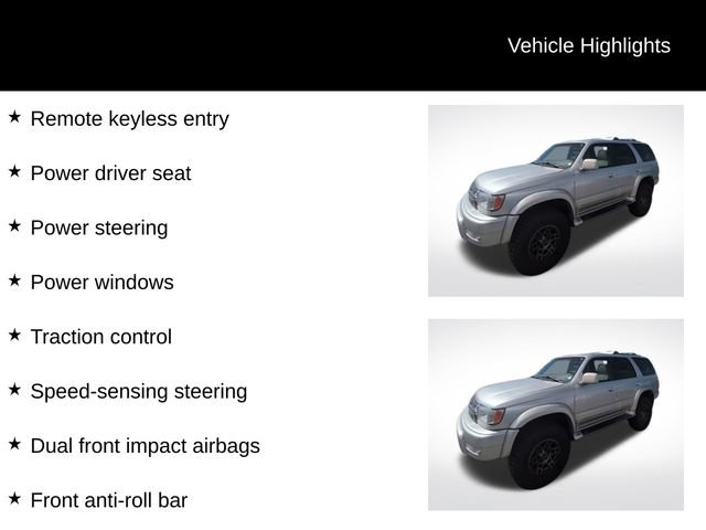 Used 2001 Toyota 4Runner Limited AWD/4WD image 13