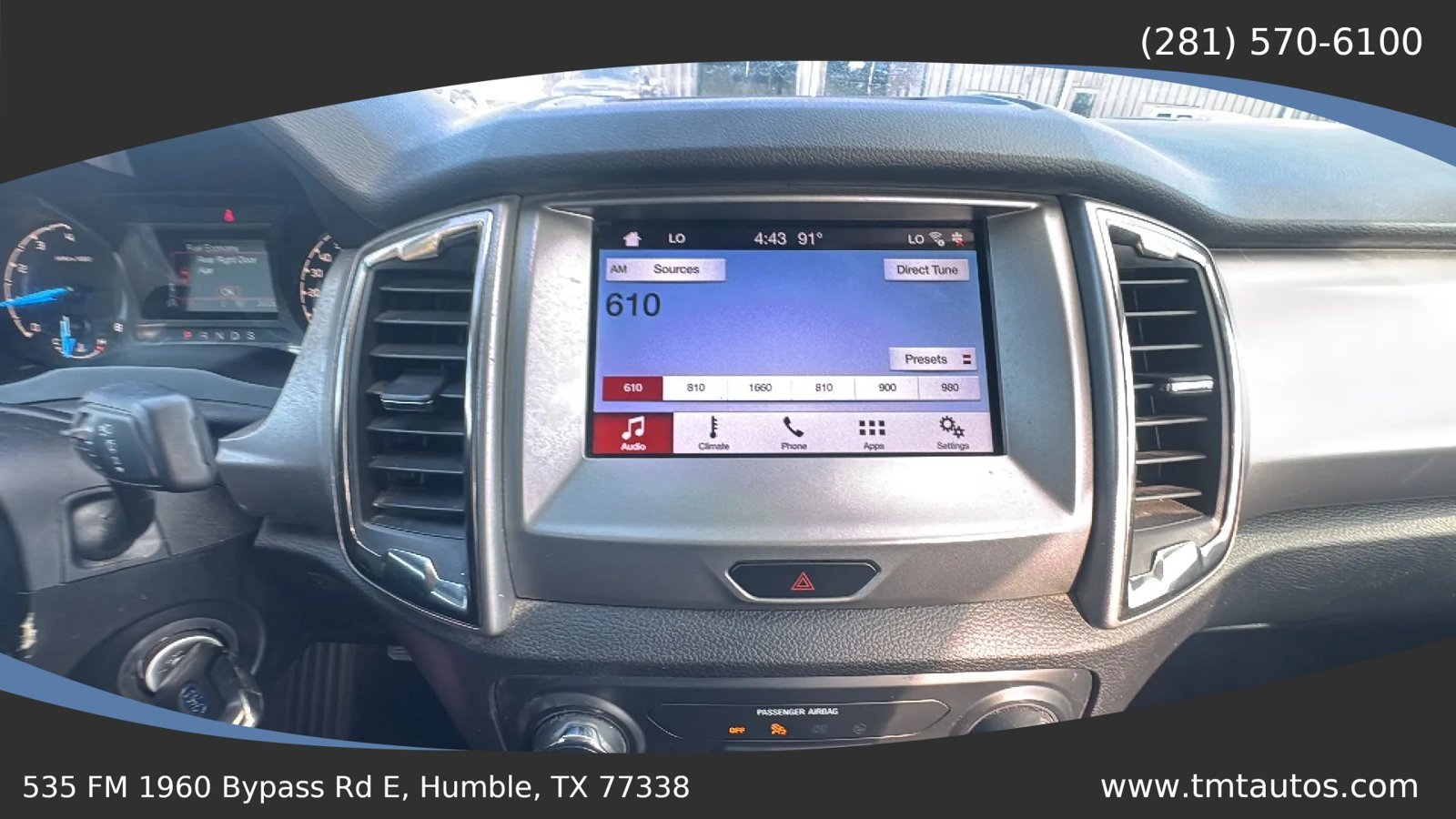 Used 2019 Ford Ranger XLT w/ Equipment Group 301A Mid AWD/4WD image 13
