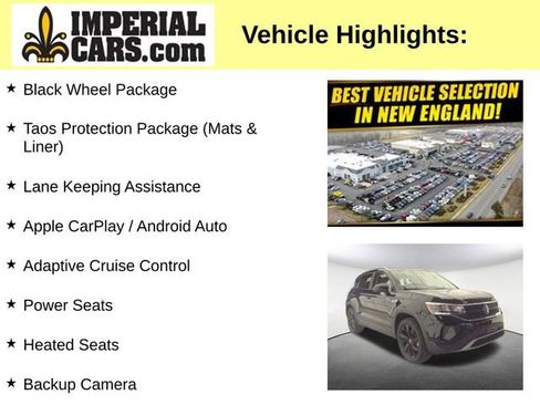 Used 2023 Volkswagen Taos SE w/ Black Wheel Package AWD/4WD image 3