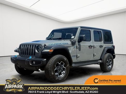 Certified 2023 Jeep Wrangler Unlimited Rubicon 4xe image 1