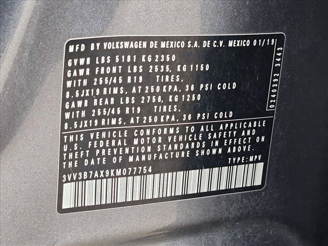 Used 2019 Volkswagen Tiguan SEL Premium R-Line FWD image 26