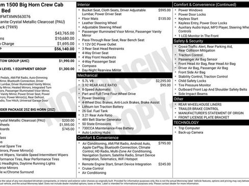 Used 2021 RAM 1500 Big Horn w/ Trailer Tow Group image 39