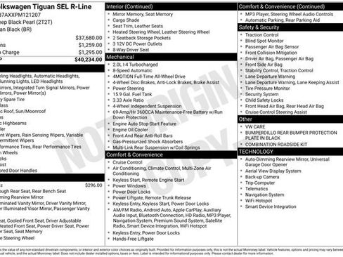 Used 2023 Volkswagen Tiguan SEL R-Line image 41
