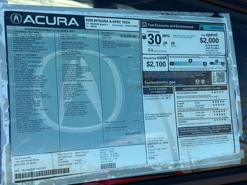 New 2026 Acura Integra A-Spec image 25