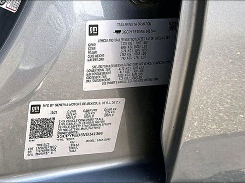 Used 2022 Chevrolet Silverado 1500 LT Trail Boss image 20