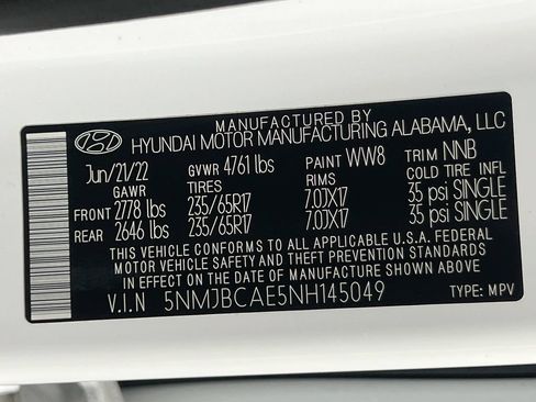 Used 2022 Hyundai Tucson SEL w/ Cargo Package AWD/4WD image 36