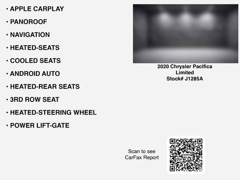 Used 2020 Chrysler Pacifica Limited FWD image 7