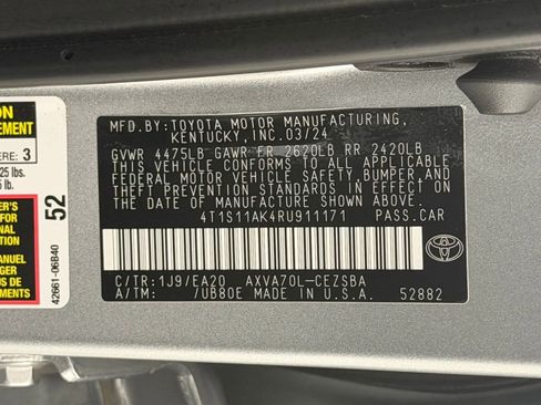 Used 2024 Toyota Camry SE w/ Audio Upgrade Package FWD image 30