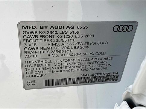 New 2025 Audi Q3 2.0T Premium w/ Convenience Package image 18