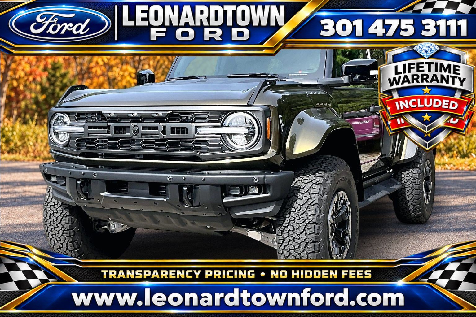 New 2026 Ford Bronco Raptor AWD/4WD image 1
