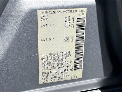 Used 2016 Nissan Altima 2.5 S w/ Power Driver Seat Package FWD image 30