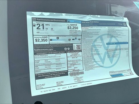 New 2026 Volkswagen Atlas Peak Edition image 32