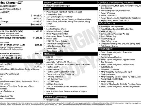 Used 2023 Dodge Charger SXT w/ Blacktop Special Edition AWD/4WD image 30