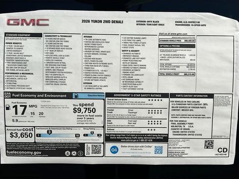 New 2026 GMC Yukon Denali image 21