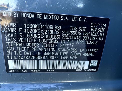 Certified 2024 Honda HR-V Sport image 22