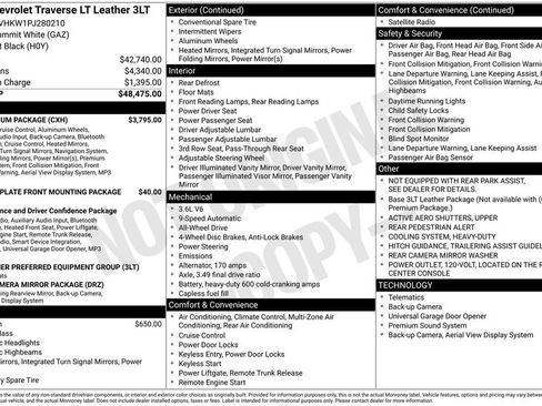 Used 2023 Chevrolet Traverse LT w/ LT Premium Package AWD/4WD image 11