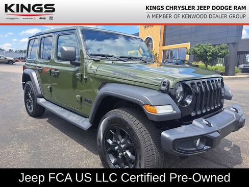 Certified 2021 Jeep Wrangler Unlimited Sport AWD/4WD image 1
