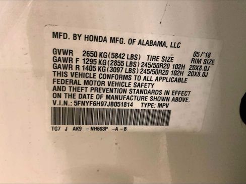 Used 2018 Honda Pilot Touring image 34