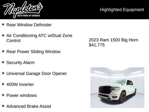 Used 2023 RAM 1500 Big Horn AWD/4WD image 7