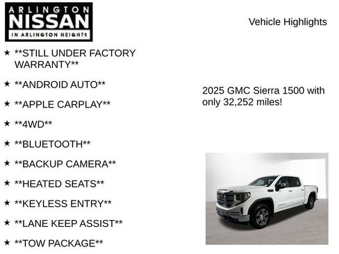 Used 2025 GMC Sierra 1500 SLT image 7