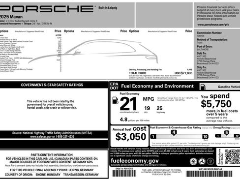 Used 2025 Porsche Macan image 47