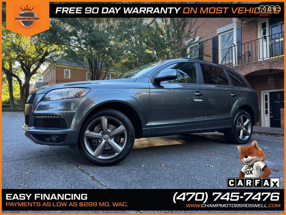Used 2015 Audi Q7 3.0T S line Prestige w/ S Line Package AWD/4WD image 1