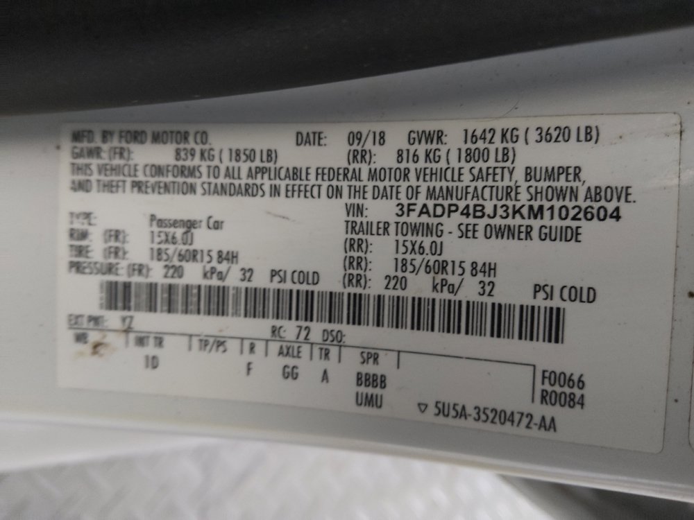 Used 2019 Ford Fiesta SE FWD image 33