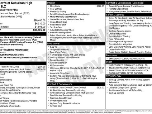 Used 2023 Chevrolet Suburban High Country image 13