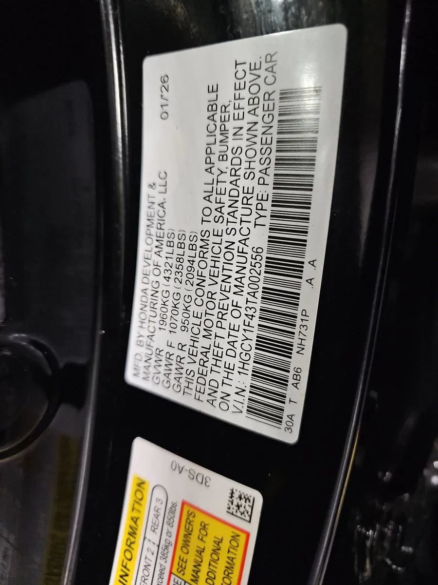 Used 2026 Honda Accord SE image 21