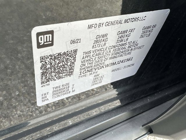 Certified 2021 Chevrolet Traverse LT AWD/4WD image 32