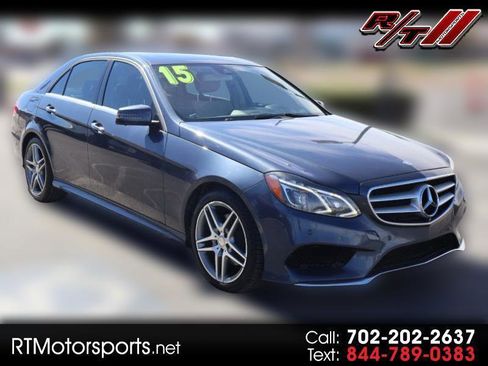 Used 2015 Mercedes-Benz E 400 4MATIC Sedan w/ Lighting Package image 1