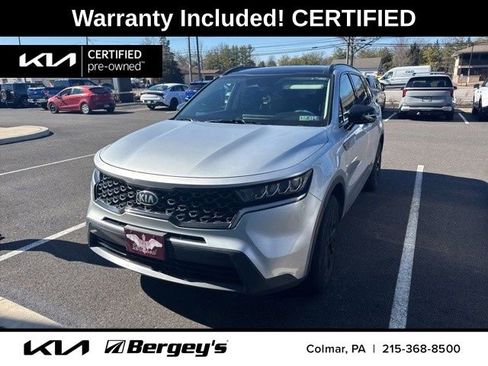 Certified 2021 Kia Sorento S w/ Panoramic Sunroof Package AWD/4WD image 1